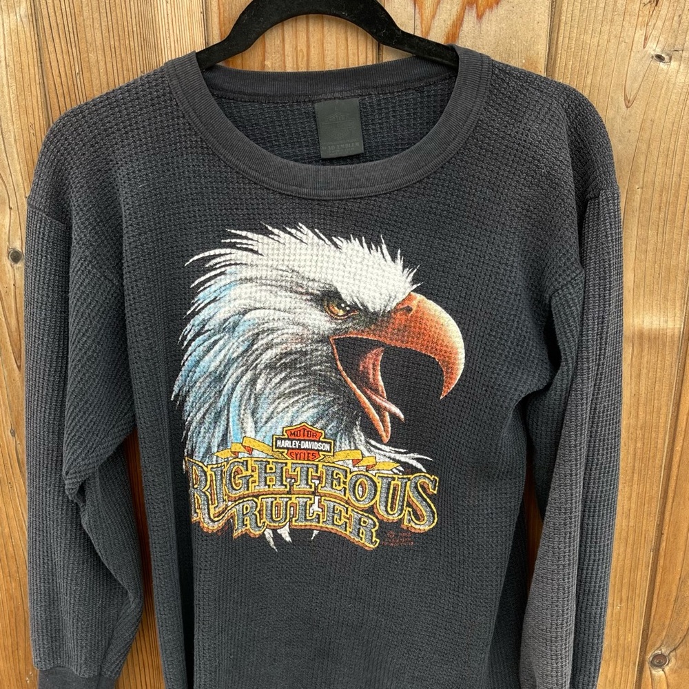 Harley Davidson Long Sleeve Waffle